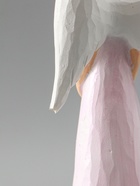 УЦЕНКА Сувенир полистоун "Девушка-ангел в нежно-розовом платье с венком-сердце" 8,5х6х21,5 см 1058 10963245