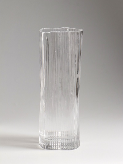 Ваза «Энико», 25×9 см, стекло, прозрачная