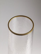 Ваза напольная «Линней», 50×15 см, стекло, прозрачная 10933777