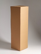 Ваза напольная «Линней», 50×15 см, стекло, прозрачная 10933777