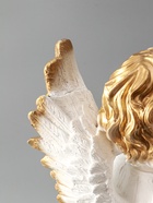 УЦЕНКА Фигура "Ангел молящийся большой" белое золото 53х30х20см - Фото 11