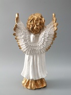 УЦЕНКА Фигура "Ангел молящийся большой" белое золото 53х30х20см 10963402