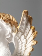 УЦЕНКА Фигура "Ангел молящийся большой" белое золото 53х30х20см - Фото 10