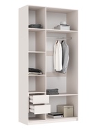 УЦЕНКА Шкаф трехстворчатый Марвэл с ящиками, 1200×508×2400, Кашемир/Кашемир 10963408 - фото 3918408