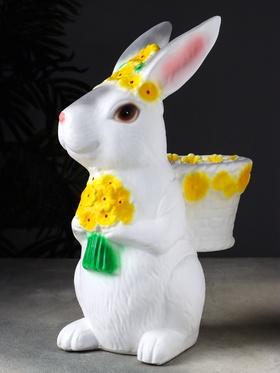 {{photo.Alt || photo.Description || 'УЦЕНКА Фигура &quot;Зайка с корзинкой кашпо&quot; 15х25х38 см'}}