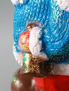 УЦЕНКА Фигура "Дед мороз с елкой" с блестками 37см 10963414