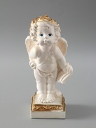 УЦЕНКА Фигура "Ангел малый" белый 29,5х12х13 см 10963417