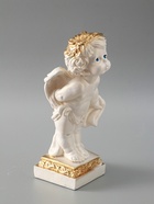 УЦЕНКА Фигура "Ангел малый" белый 29,5х12х13 см 10963417