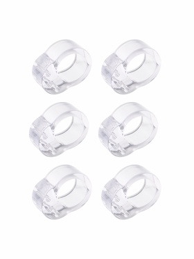 Стопперы на ручку двери, противоударные, набор 6 шт., Крошка Я