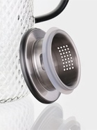 Кувшин Magistro «Богема. Соты», 16×11×23 см, крышка-сито, стекло, прозрачный - фото 61954984