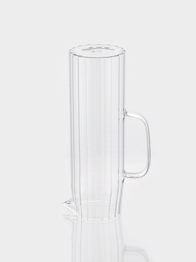 Кувшин Bella Tenero «Эко. Дольки», 1.5 л, 9×14×28 см, с бамбуковой крышкой, стекло, прозрачный