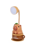 Ночник «Капибара в чашке», 8хLED, 3 Вт, 5V, USB, АКБ, 2 режима, 9.5×9.5×28.5 см - Фото 11