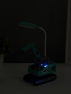 Ночник «Экскаватор», 8хLED, 3 Вт, 5V, USB, АКБ, 2 режима, с точилкой, 7×11×31 см - Фото 4