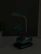 Ночник «Экскаватор», 8хLED, 3 Вт, 5V, USB, АКБ, 2 режима, с точилкой, 7×11×31 см - Фото 5