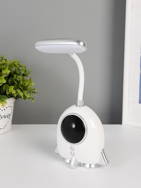 Ночник - карандашница «Ракета», 6хLED, 3 Вт, 5V, USB, АКБ, 2 режима, 7×11×27 см