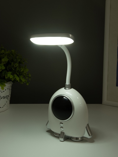 Ночник - карандашница «Ракета», 6хLED, 3 Вт, 5V, USB, АКБ, 2 режима, 7×11×27 см