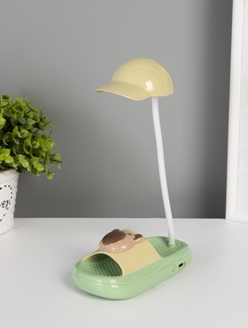 Ночник «Сланец с кепкой», 8хLED, 3 Вт, 5V, USB, АКБ, 3 режима, 13.5×7×21 см