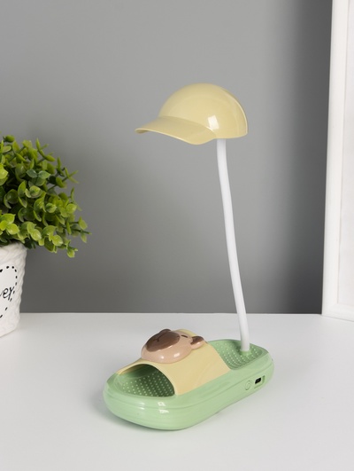 Ночник «Сланец с кепкой», 8хLED, 3 Вт, 5V, USB, АКБ, 3 режима, 13.5×7×21 см
