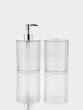 Набор для ванной 2 предмета, дозатор, стакан