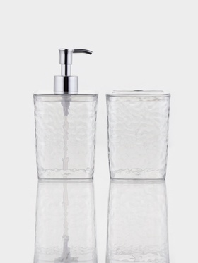 Набор для ванной 2 предмета, дозатор, стакан