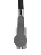 УЦЕНКА Смеситель для кухни ZEIN Z2751, гибкий излив, картридж 35 мм, нерж. сталь, черный/сатин 74434 - Фото 4