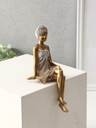 Сувенир полистоун "Девушка в банном полотенце" 7,5х9х19,5 см - фото 61955141