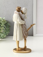 Фигура полистоун «Влюблённые в банных халатах», 7.5×13.5×26 см - Фото 4