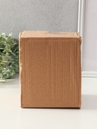 Сувенир полистоун "Африканка в горчичном наряде, с яблоками в корзине" 14х15,5х17,5 см - фото 61955186