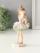 Сувенир полистоун "Девочка-принцесса с маленьким единорогом" 7х7,5х17,5 см - фото 61955202