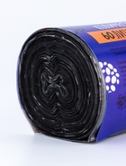 Мешки для мусора в рулоне 60 л, черные, ПНД, 9 мкм, 100 шт. - Фото 2