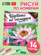 Раскраска картина по номерам «Прекрасные цветы», 14 картин - фото 119552712