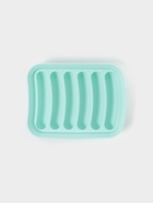 Форма для выпечки и приготовления сосисок Доляна, 6 ячеек, с крышкой, 17.5×13.5.2.8 см, силикон, бирюзовый - Фото 5