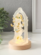 Фигурка светящаяся «Ганеша в арке», прозрачный, от USB, 10×10×18.5 см - фото 63128388