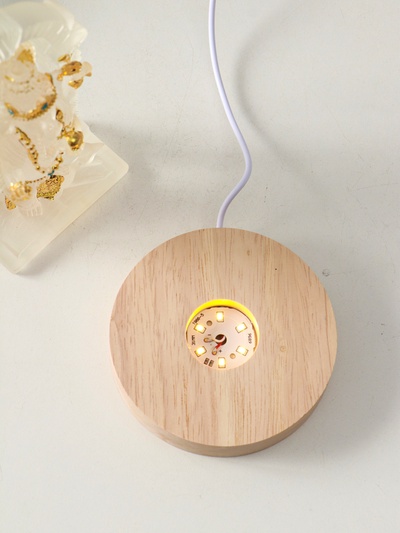 Фигурка светящаяся «Ганеша в арке», прозрачный, от USB, 10×10×18.5 см