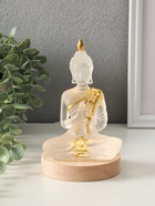 Фигурка светящаяся «Будда Анджали Мудра - молитва», прозрачный, от USB, 10×10×17.5 см - Фото 2