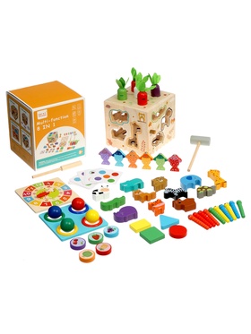 Деревянный сортер  8 в1 для малышей