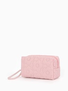 Косметичка женская «Цветочек», ручка из бусин, розовая - Фото 5