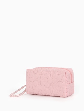 {{photo.Alt || photo.Description || 'Косметичка женская «Цветочек», ручка из бусин, розовая'}}