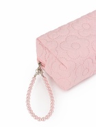 Косметичка женская «Цветочек», ручка из бусин, розовая - Фото 7