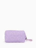 Косметичка женская «Цветочек», ручка из бусин, сиреневая - Фото 10