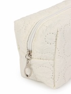 Косметичка женская «Цветочек», ручка из бусин, молочная - Фото 4