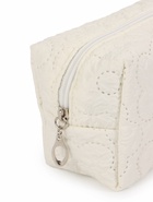 Косметичка женская «Цветочек», ручка из бусин, молочная - Фото 8