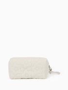 Косметичка женская «Цветочек», ручка из бусин, молочная - Фото 9