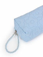 Косметичка женская «Цветочек», ручка из бусин, голубая - Фото 7