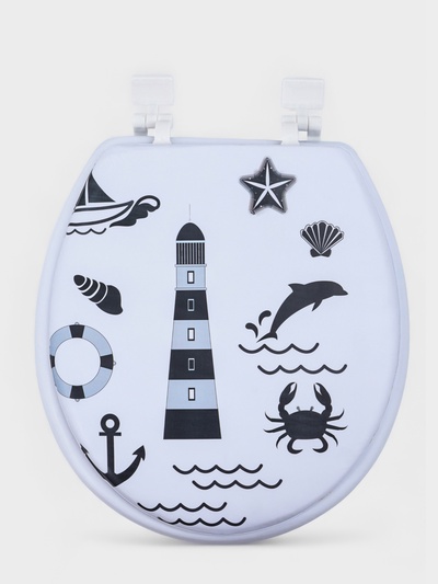 Сиденье для унитаза Доляна «Маяк», 40×37×4.5 см