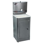 УЦЕНКА Умывальник TUNDRA, без ЭВН, пластиковая мойка, 17 л, цвет серебро - Фото 1