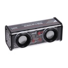 УЦЕНКА Портативная колонка А88, 10 Вт, прозрачная, подсветка, 1800 мАч, чёрная 10963686