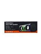 УЦЕНКА Портативная колонка А88, 10 Вт, прозрачная, подсветка, 1800 мАч, чёрная 10963686