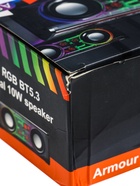 УЦЕНКА Портативная колонка А88, 10 Вт, прозрачная, подсветка, 1800 мАч, чёрная 10963686