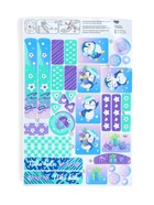 УЦЕНКА Снегокат «Тимка спорт 6Д» с забавными медвежатами, с двумя спинками, с родительской ручкой, бирюзовый, ТС6Д/ЗМ Nika 10963772